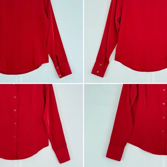 Vintage BCI Clothing Red Size M Women’s Button Down Shirt - Picture 12 of 16